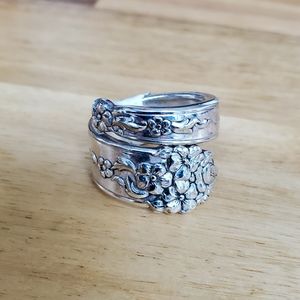 Moss Rose Spoon Ring